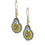 Miguel Ases Blue Green Bead 14k Gold Filled Mi