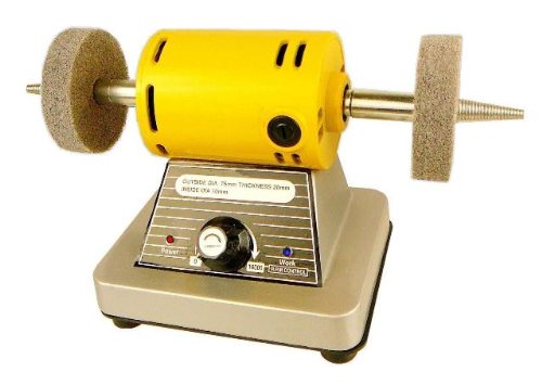 Mini Bench Polisher & Buffer - Dual 3 Buffing Wheels - Variable Speed