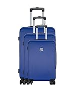 LES PTITES BOMBES Set de 3 trolleys rígidos BD-5861 (Azul)