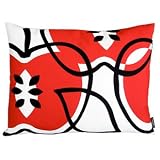 notNeutral Apples Throw Pillow - Red/Black