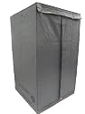 Aviditi 4-Foot Wide x 4-Foot Deep x 6-1/2-Foot High Mylar Reflective Hydroponic Grow Tent