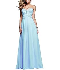 Sexy Sweetheart Crystals Lace Crystal Chiffon Evening Dress/Bridesmaid Dress/Prom Dress 