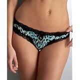 Betsey Johnson Slinky Knit Low-Rise Wide-Side Thong at Betsey Johnson