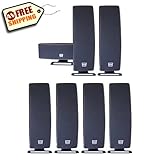 7 Piece Surround Sound Speaker Set for SLS Q-Line Gold Home Theater System