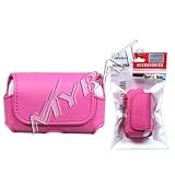 Hot Pink Leather Horizontal Cover Pouch Belt Clip for Nokia 6263, 6133