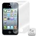 5 Pacquets de Film de Protection Ecran pour Apple iPhone 4 iPhone4 - Clair
