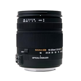 Sigma 18-125mm f/3.8-5.6 AF DC OS HSM Zoom Lens for Canon Digital SLR Cameras