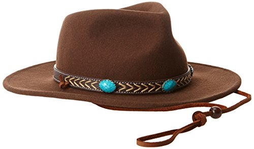 San Diego Hat Women's Cowboy Hat with Leather Band and Beads