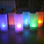 3x LED Bougie Veilleuse Lampe Candle...