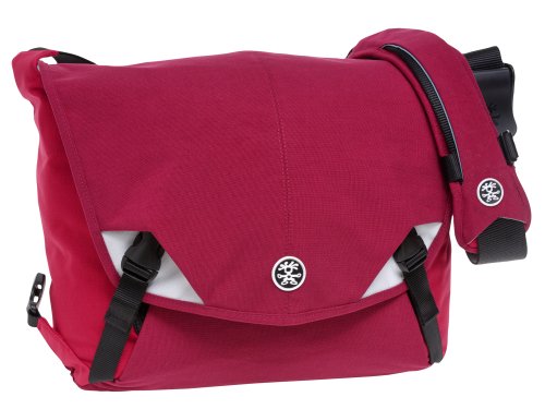 Crumpler The Hee-Goer Laptop Messenger Bag, Red/Dk Red/White