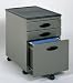 Mobile File Cabinet In Champagne/black By Studio RTA Furniture
