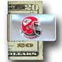 NFL Sculpted & Enameled Pewter Moneyclip - Kansas City Chiefs