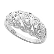 14K White Gold Diamond Ring - 0.21 Ct.