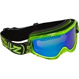 Von Zipper Sizzle Snow Goggle,Snakey Lime Frame/Quasar Chrome Lens,One Size