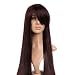 Dark Brown Long Length Anime Cosplay Costume Wig