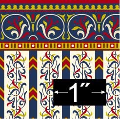 Gothic Renaissance Dollhouse Wallpaper.