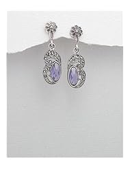 CZ Earrings In 92.5 Sterling Silver
