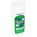 Sure Anti-Perspirant/Deodorant, Original Solid, Unscented, 2.7 oz (76 g)