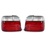 A Pair of Depo Red and Clear Lense Tail Lights - BMW 318ti E36 3DR 1992-1999 by Depo