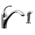 KOHLER K-10416-CP Forte Single Control Kitchen Sink Faucet with Sidespray and Lever Handle, Polished Chrome