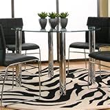 IMAGE OF Cramco 2 piece Napoli Round Dining Table, Chrome