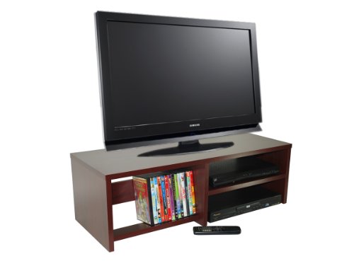 OFC Express TV Stand and Media Organizer 38 x 14 x 11.5, EMPIRE MAHOGANY