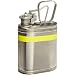 Eagle 1301 Laboratory Safety Can, Stainless Steel, 6" Width x 13" Height x 8" Depth, 1 Gallon Capacity