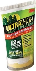 3M Ultrathon Insect Repellent Hands Free Lotion SRL-12HF, 1.5 oz 12-Hour Lotion With Sponge Applicator