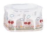 Wenko 5827111100 Schutzhülle Wiese für Sitzgruppe – Kunststoff, Ø 160 x 80 cm, transparent