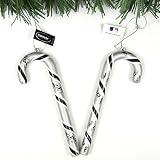 CHICAGO WHITE SOX CANDY CANE CHRISTMAS ORNAMENTS (6)
