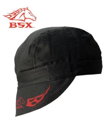 BSX Gear BC5W-BK Welding Cap One Size Fits Most