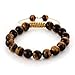 JEWELRIESHOP 10mm Handmade Macrame Adjustable Synthetic Birthstones Beaded Bracelets