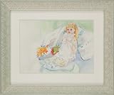 Green Frog Art Framed Art, Still Life with Doll