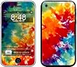 Tie Dyed Design Decorative Skin Decal Sticker for Apple 3G iPhone/ Apple iPhone 3GS 3G S