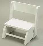 Gift Mark Childrens Flip Stool, White, Large