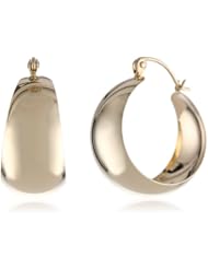 10k Yellow Gold 10mm Hoop Earrings