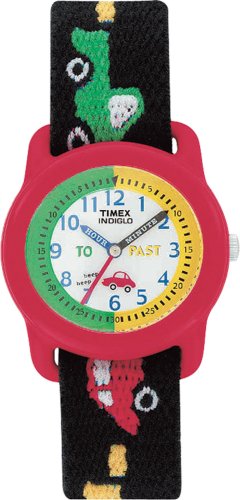 Timex Children's Time Teacher Cars and Trucks Stretch Band Watch #T71122