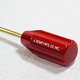 J. Dewey CHP Brass Chamber/Pistol Rod, Red/Brass,