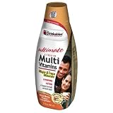 Drinkables Ultimate Liquid Multi Vitamins, Wild Berry, 33 Ounces (Pack of 2)