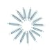 Upper Bounce 6-Inch Trampoline Springs, Heavy-Duty Galvanized 3/4-Inch Coil (Set of 15)