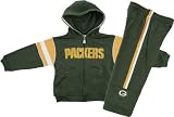 Green Bay Packers Toddler Full Zip Hooded Jacket and Pant Set - 4T