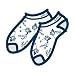 Life is good No Show Sock for Adults - Golf On White - M