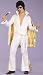 All Products : Mens Costumes 60's Elvis with Cape Costume 70s Las Vegas Outfit White Jumpsuit 1960 Rock and Roll King