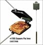 Cast Iron Pie Iron -- Square