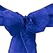 LinenTablecloth Organza Sash (10-Piece) Royal Blue