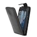 Leder Tasche f&Atilde;&frac14;r das Nokia E7 inkl. Displayschutzfolie schwarz