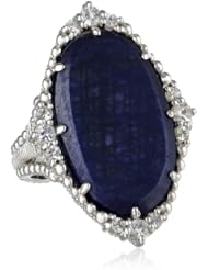 Judith Ripka "Sophia" Oval Stone Blue Ring
