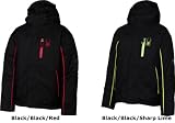 Boy’s Spyder Jacket | Spyder Avenger Jacket Color Black / Black / Sharp Lime Size 20