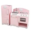 Kidkraft Pink Retro Kitchen & Refrigerator