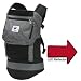 Ergo Baby BCP02500 Performance Carrier With a LED Safety Reflector Light - Charcoal Black